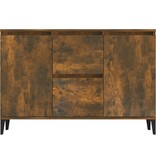 VidaXL Dressoir 104x35x70 cm bewerkt hout gerookt eikenkleurig