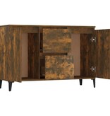 VidaXL Dressoir 104x35x70 cm bewerkt hout gerookt eikenkleurig