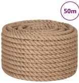 VidaXL Touw 100% jute 20 mm 50 m