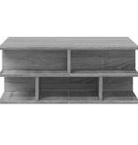 VidaXL Salontafel 70x70x29 cm bewerkt hout grijs sonoma