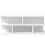 VidaXL Salontafel 70x70x29 cm bewerkt hout wit