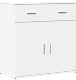 VidaXL Dressoir 79x38x80 cm bewerkt hout wit