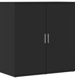 VidaXL Dressoir 79x38x80 cm bewerkt hout zwart