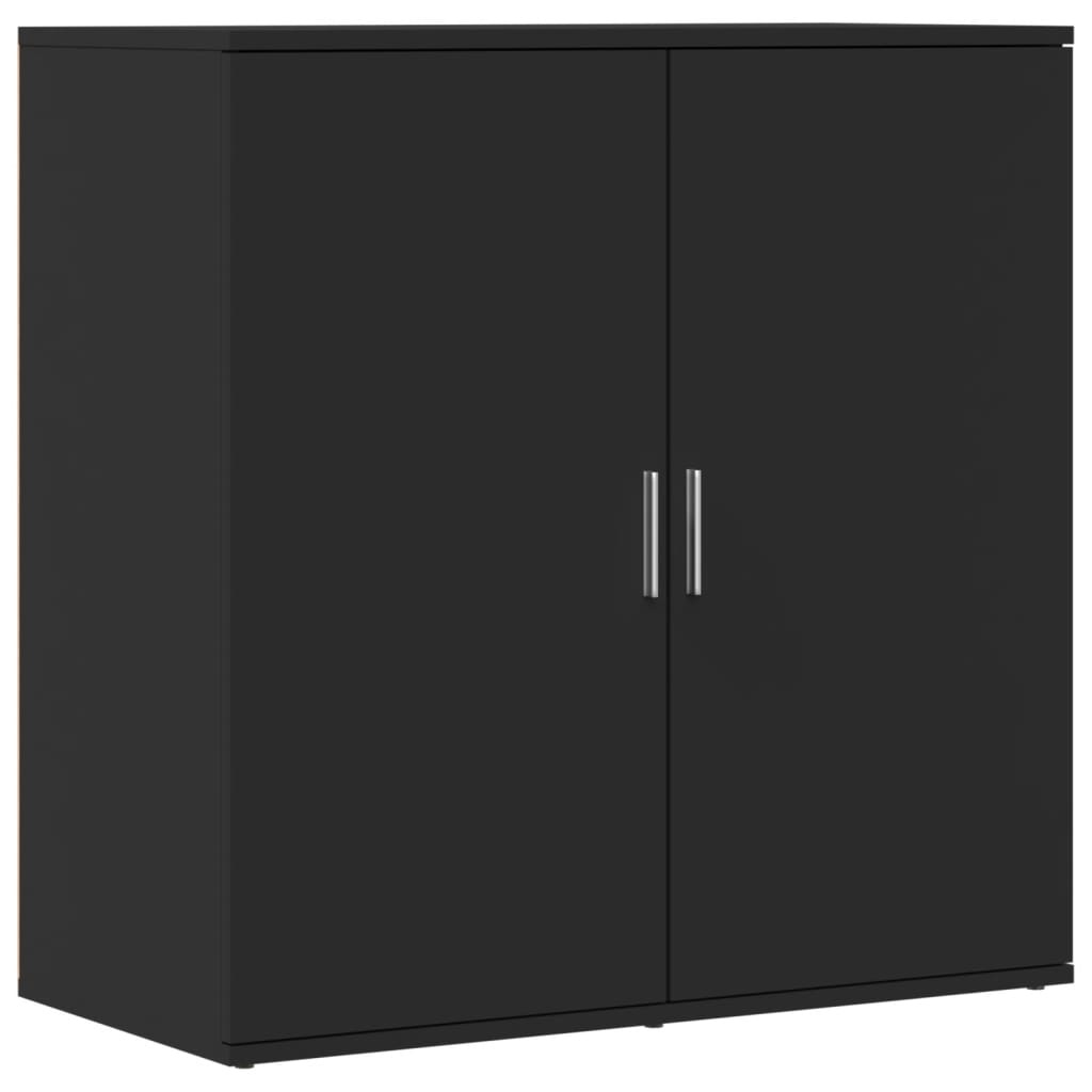 VidaXL Dressoir 79x38x80 cm bewerkt hout zwart