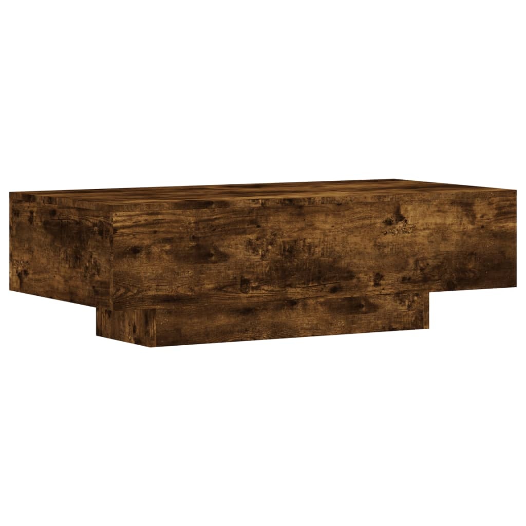 VidaXL Salontafel 100x49,5x31 cm bewerkt hout gerookt eikenkleurig
