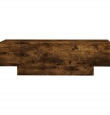 VidaXL Salontafel 100x49,5x31 cm bewerkt hout gerookt eikenkleurig