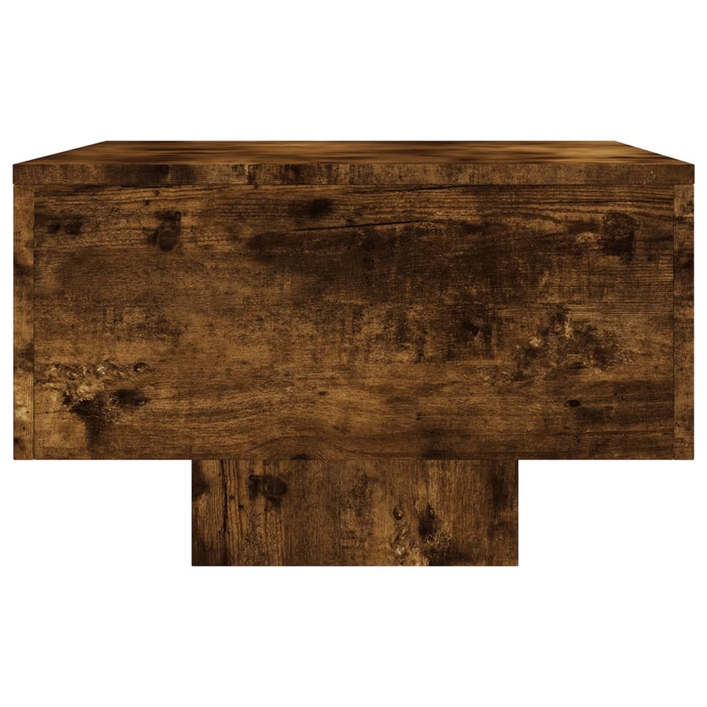 VidaXL Salontafel 100x49,5x31 cm bewerkt hout gerookt eikenkleurig