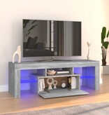 VidaXL Tv-meubel met LED-verlichting 120x35x40 cm grijs sonoma eiken
