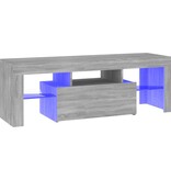 VidaXL Tv-meubel met LED-verlichting 120x35x40 cm grijs sonoma eiken