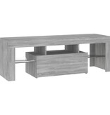 VidaXL Tv-meubel met LED-verlichting 120x35x40 cm grijs sonoma eiken