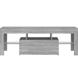 VidaXL Tv-meubel met LED-verlichting 120x35x40 cm grijs sonoma eiken