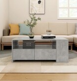 VidaXL Salontafel 102x55x42 cm bewerkt hout betongrijs