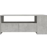 VidaXL Salontafel 102x55x42 cm bewerkt hout betongrijs