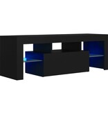 VidaXL Tv-meubel met LED-verlichting 120x35x40 cm zwart