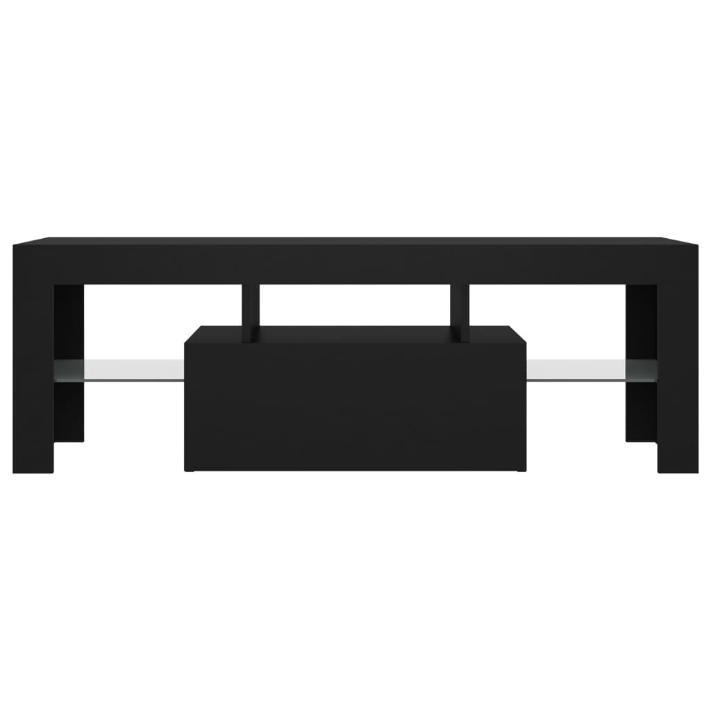 VidaXL Tv-meubel met LED-verlichting 120x35x40 cm zwart