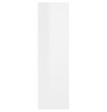 VidaXL Wandschap 75x16x55 cm spaanplaat hoogglans wit