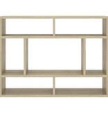 VidaXL Wandschap 75x16x55 cm spaanplaat sonoma eikenkleurig