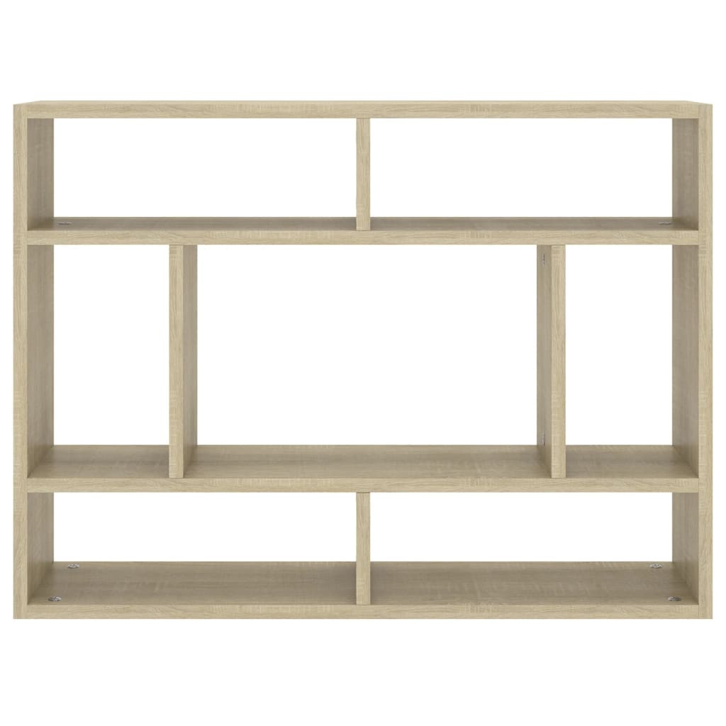 VidaXL Wandschap 75x16x55 cm spaanplaat sonoma eikenkleurig