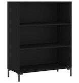 VidaXL Boekenkast 69,5x32,5x90 cm bewerkt hout zwart