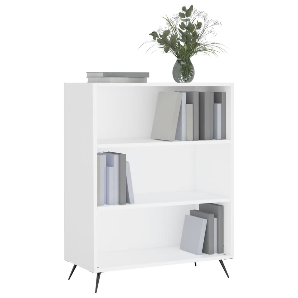 VidaXL Boekenkast 69,5x32,5x90 cm bewerkt hout wit