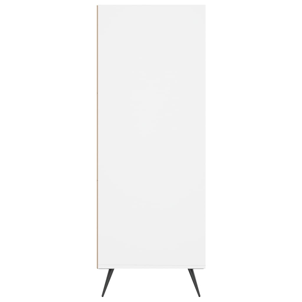 VidaXL Boekenkast 69,5x32,5x90 cm bewerkt hout wit