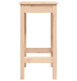VidaXL Barstoelen 2 st 40x40x78 cm massief grenenhout