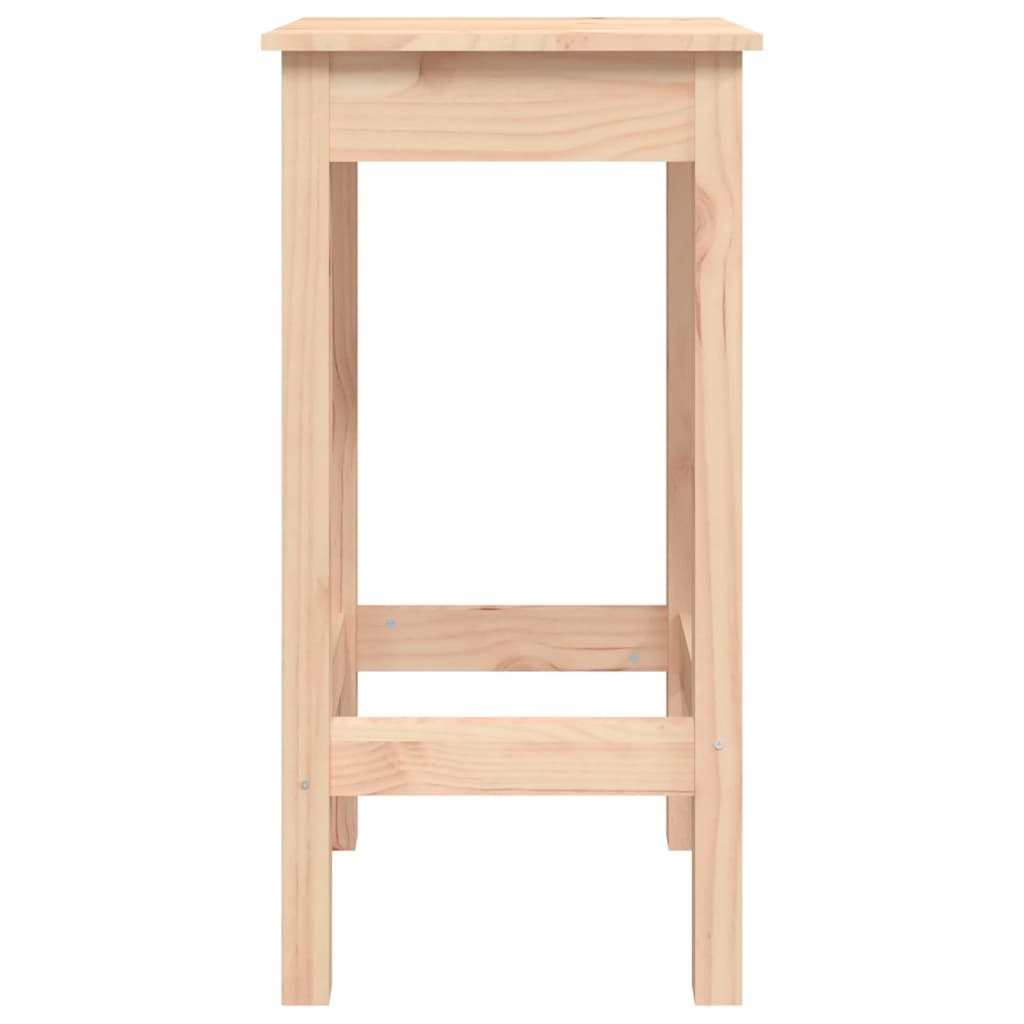 VidaXL Barstoelen 2 st 40x40x78 cm massief grenenhout