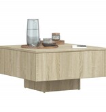 VidaXL Salontafel 60x60x31,5 cm spaanplaat sonoma eikenkleurig