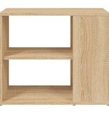 VidaXL Bijzetkast 60x30x50 cm spaanplaat sonoma eikenkleurig