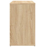 VidaXL Bijzetkast 60x30x50 cm spaanplaat sonoma eikenkleurig