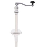 VidaXL Blikopener 70 cm aluminium en roestvrij staal zilverkleurig