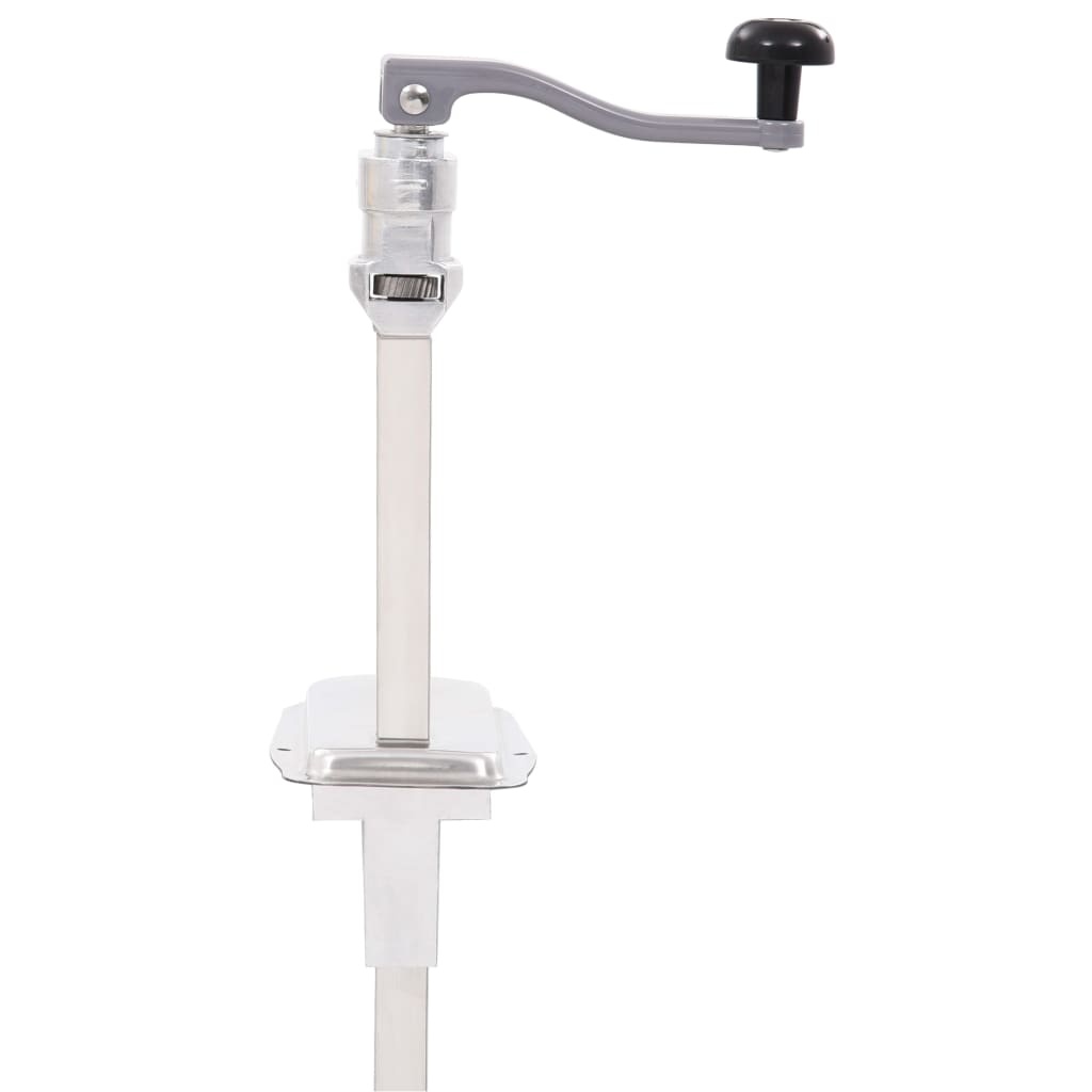 VidaXL Blikopener 70 cm aluminium en roestvrij staal zilverkleurig
