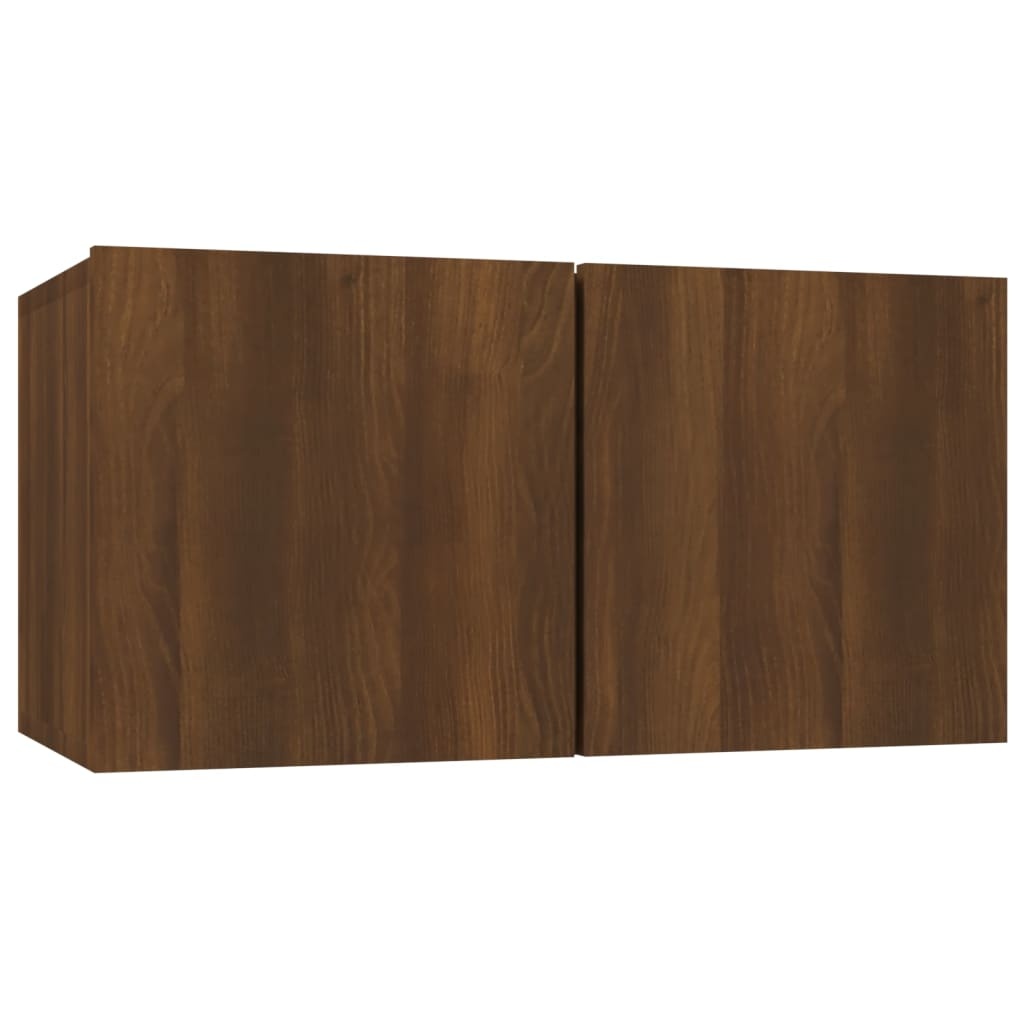 VidaXL Tv-hangmeubel 60x30x30 cm bewerkt hout bruin eikenkleur