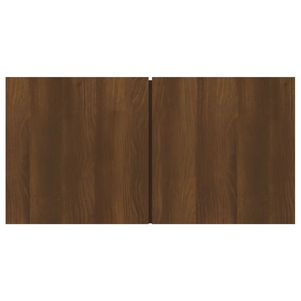 VidaXL Tv-hangmeubel 60x30x30 cm bewerkt hout bruin eikenkleur