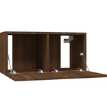 VidaXL Tv-hangmeubel 60x30x30 cm bewerkt hout bruin eikenkleur