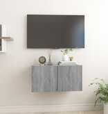 VidaXL Tv-hangmeubel 60x30x30 cm bewerkt hout grijs sonoma eikenkleur