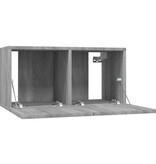 VidaXL Tv-hangmeubel 60x30x30 cm bewerkt hout grijs sonoma eikenkleur