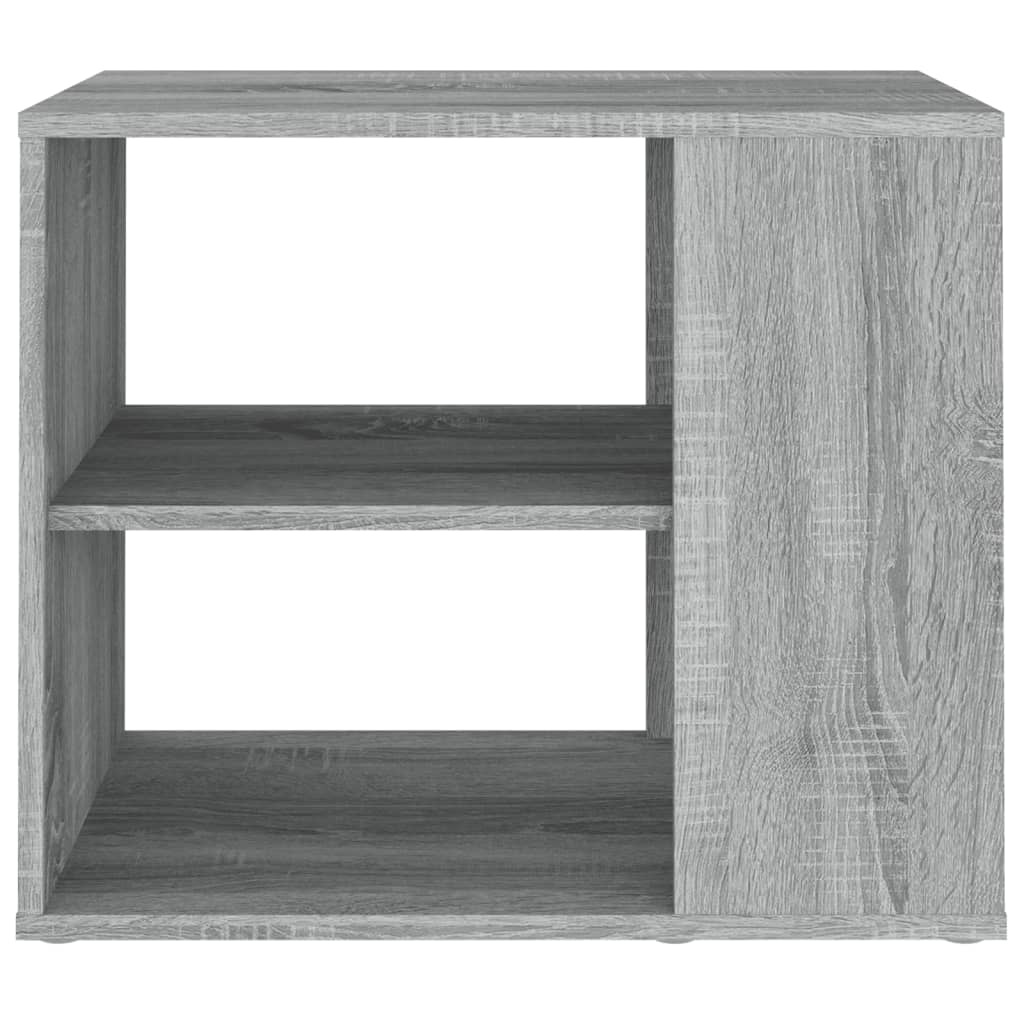 VidaXL Bijzetkast 60x30x50 cm bewerkt hout grijs sonoma eikenkleurig