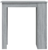 VidaXL Bartafel met opbergrek 102x50x103,5 cm spaanplaat grijs sonoma