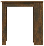 VidaXL Bartafel met opbergrek 102x50x103,5cm spaanplaat gerookt eiken