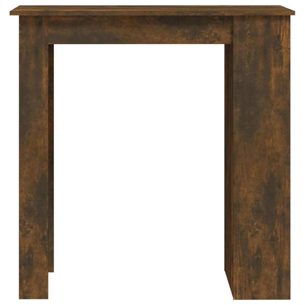 VidaXL Bartafel met opbergrek 102x50x103,5cm spaanplaat gerookt eiken