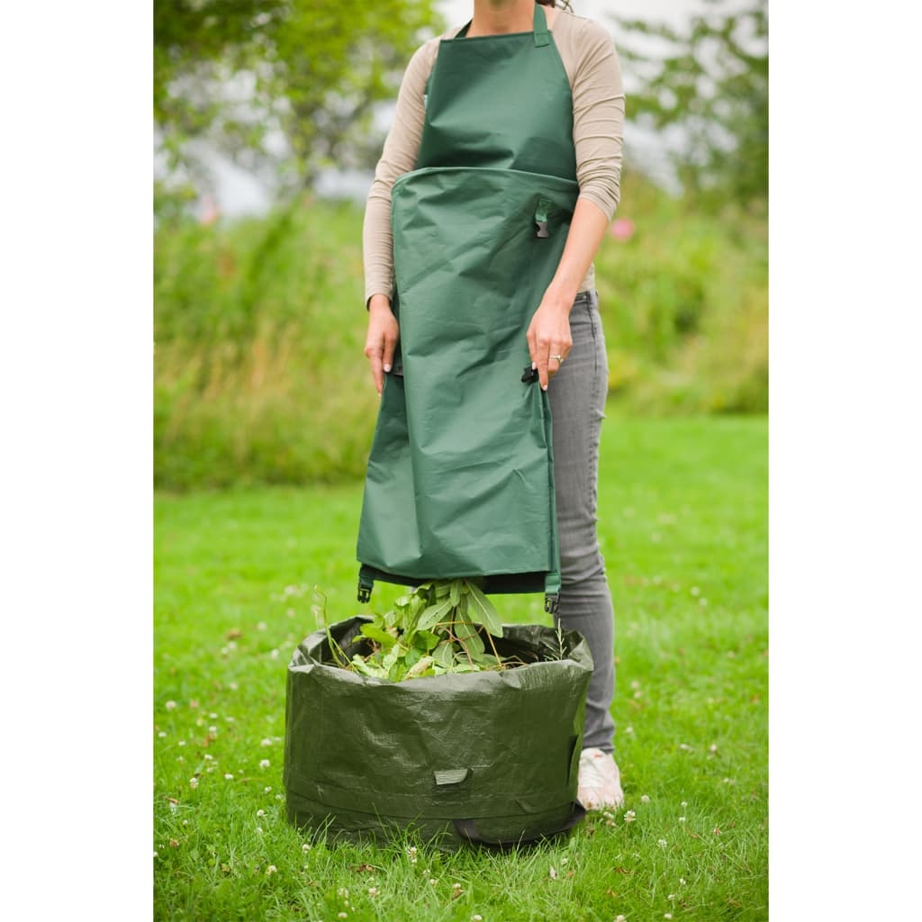 VidaXL Tuinschort met opvouwbare zak 130x55 cm groen