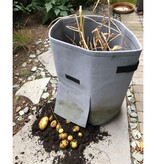 VidaXL Aardappelkweekzak 37 L antracietkleurig