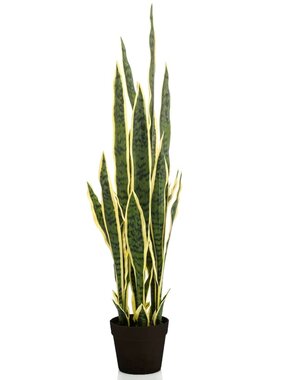 vidaXL Kunstplant in kunststof pot sanseveria 97 cm