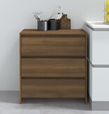 VidaXL Dressoir 70x41x75 cm spaanplaat bruineikenkleurig