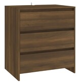 VidaXL Dressoir 70x41x75 cm spaanplaat bruineikenkleurig