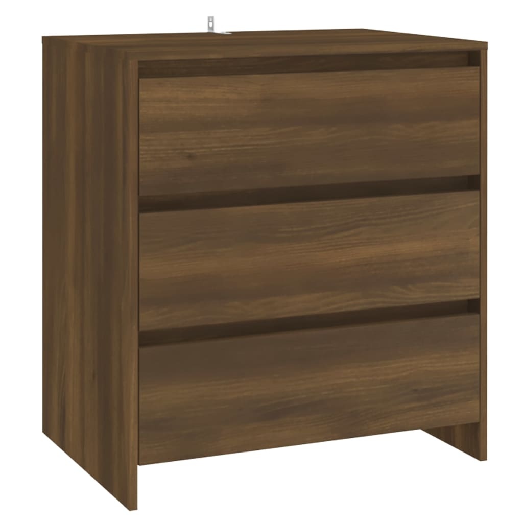 VidaXL Dressoir 70x41x75 cm spaanplaat bruineikenkleurig