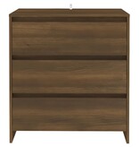 VidaXL Dressoir 70x41x75 cm spaanplaat bruineikenkleurig
