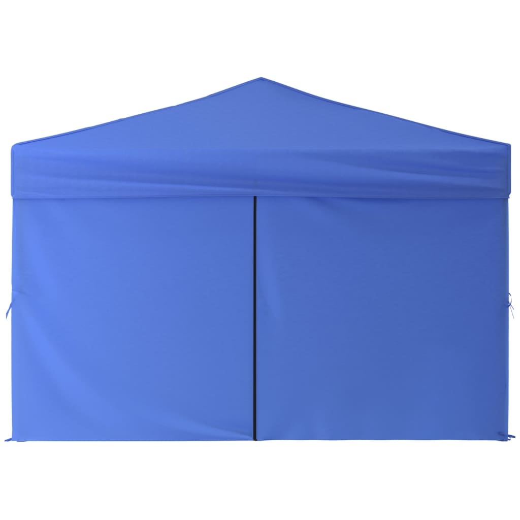 VidaXL Partytent inklapbaar met zijwanden 3x3 m blauw