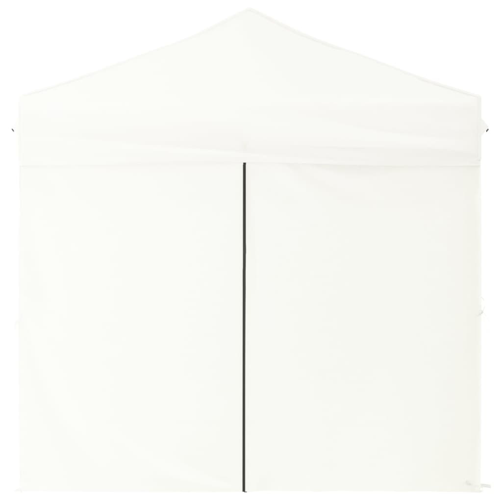 VidaXL Partytent inklapbaar met zijwanden 2x2 m wit
